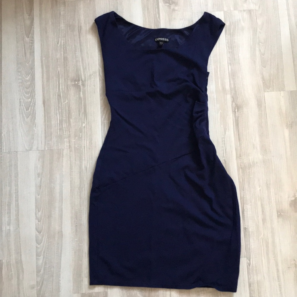 Express Navy Blue Dress